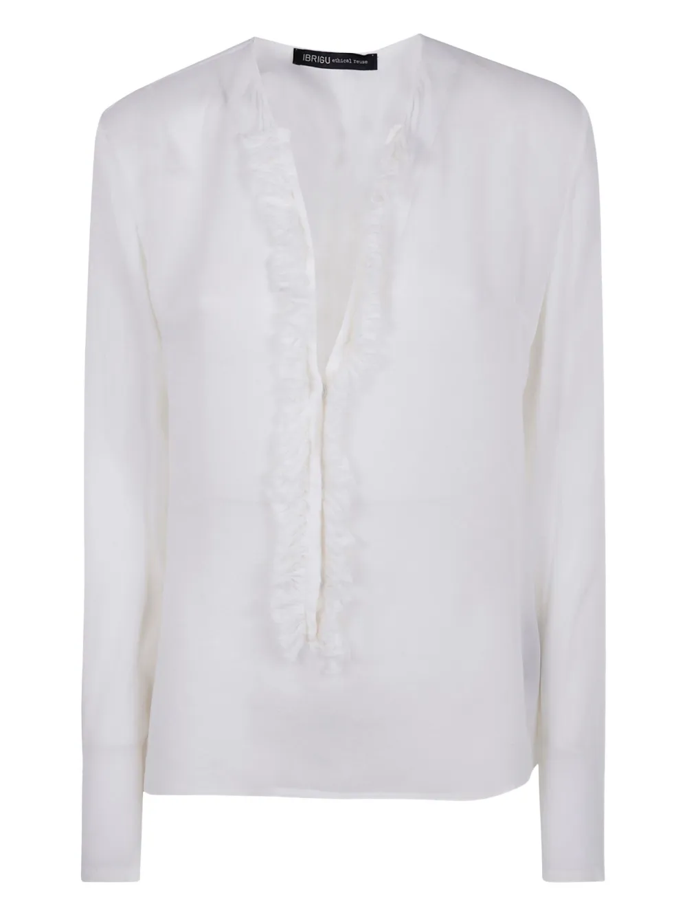 IBRIGU ruffle-detail shirt | White | Image 1