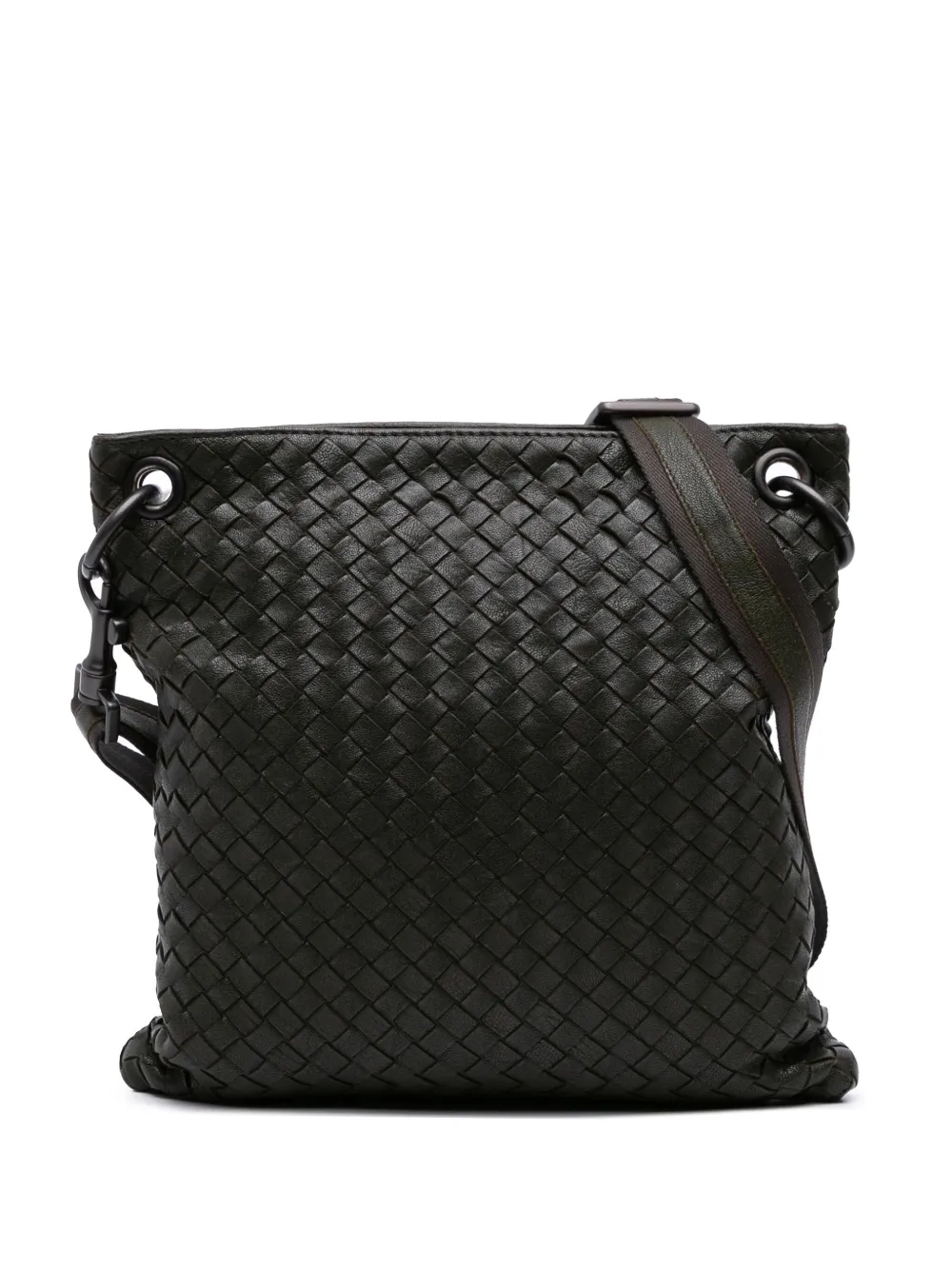 Bottega Veneta Pre-Owned 2012-2025 Nappa Intrecciato crossbody bag | Green | Image 1