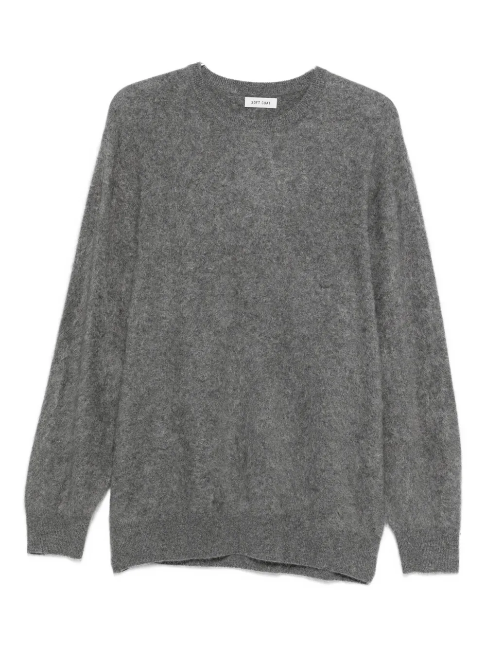 Soft Goat crew-neck sweater - グレー Soft Goat crew-neck sweater - グレー