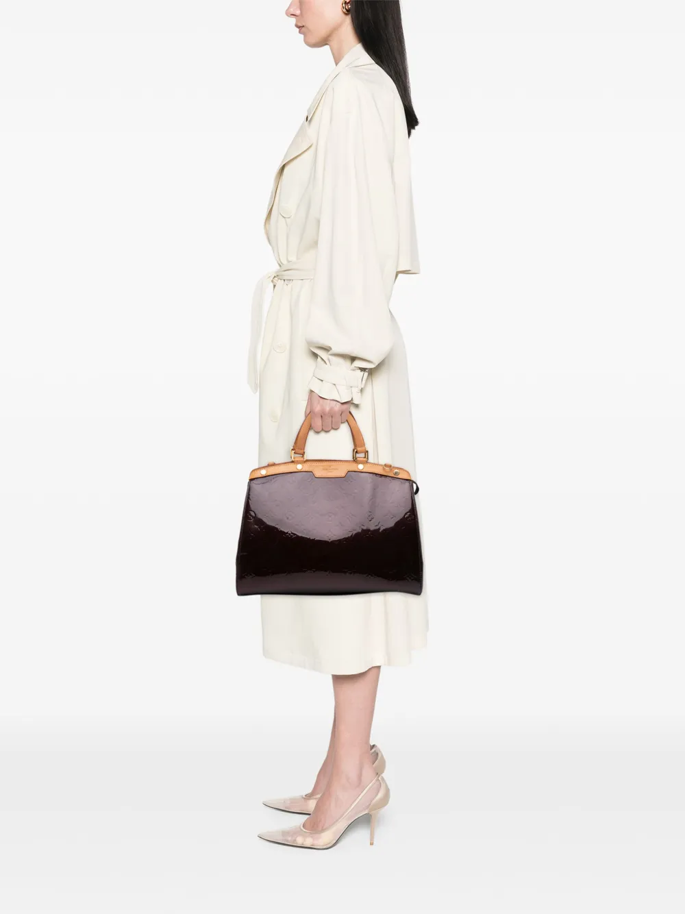 Louis Vuitton Pre-Owned 2012 Monogram Vernis Brea GM satchel | Pre-Owned | Image 2