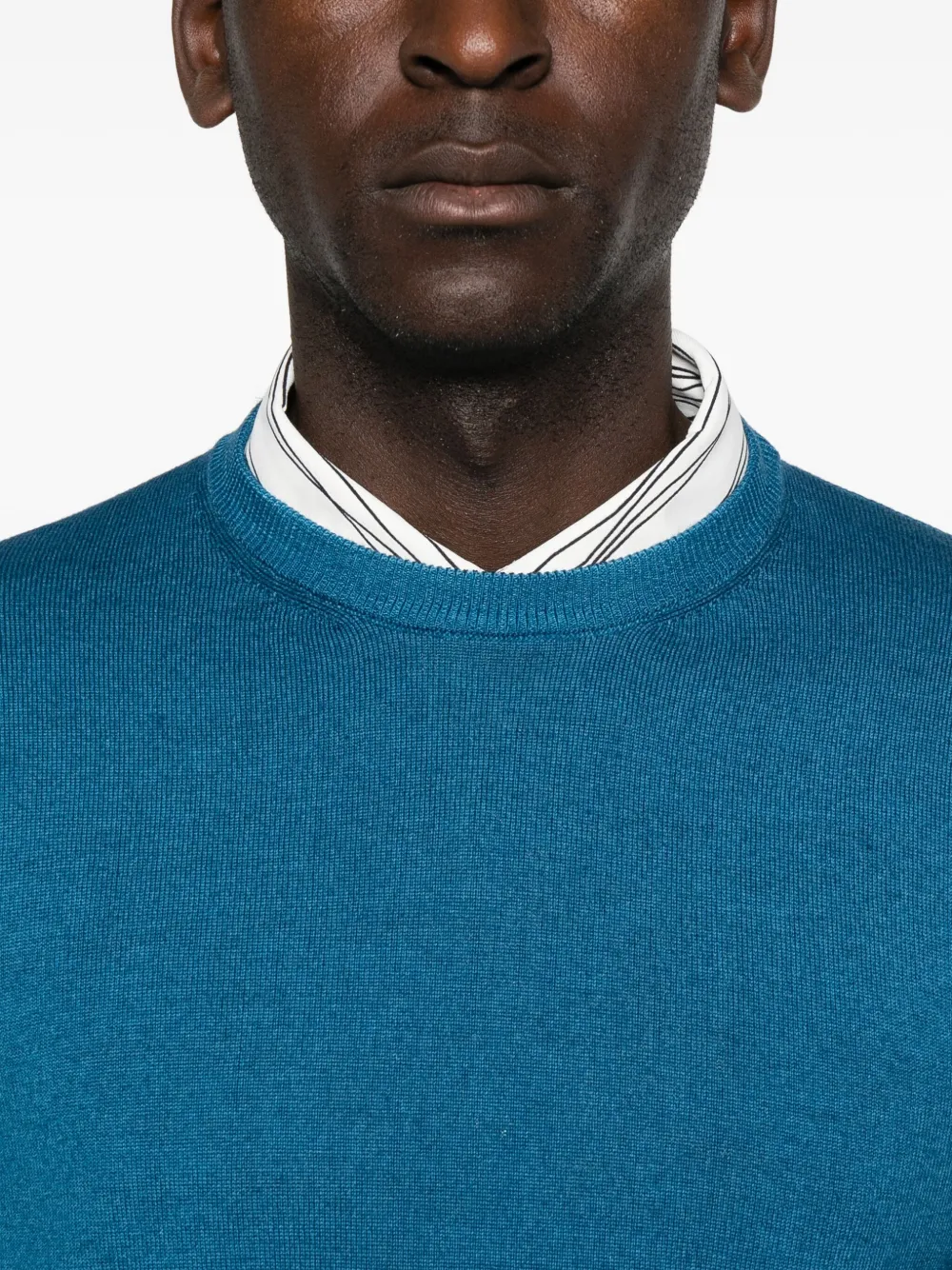 Jeordie's Crew-neck Sweater In Blue