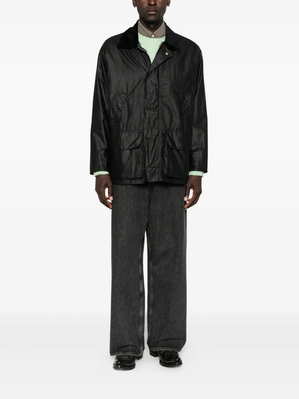 Sunflower corduroy-collar pocket jacket | Shirt Jackets | Image 2