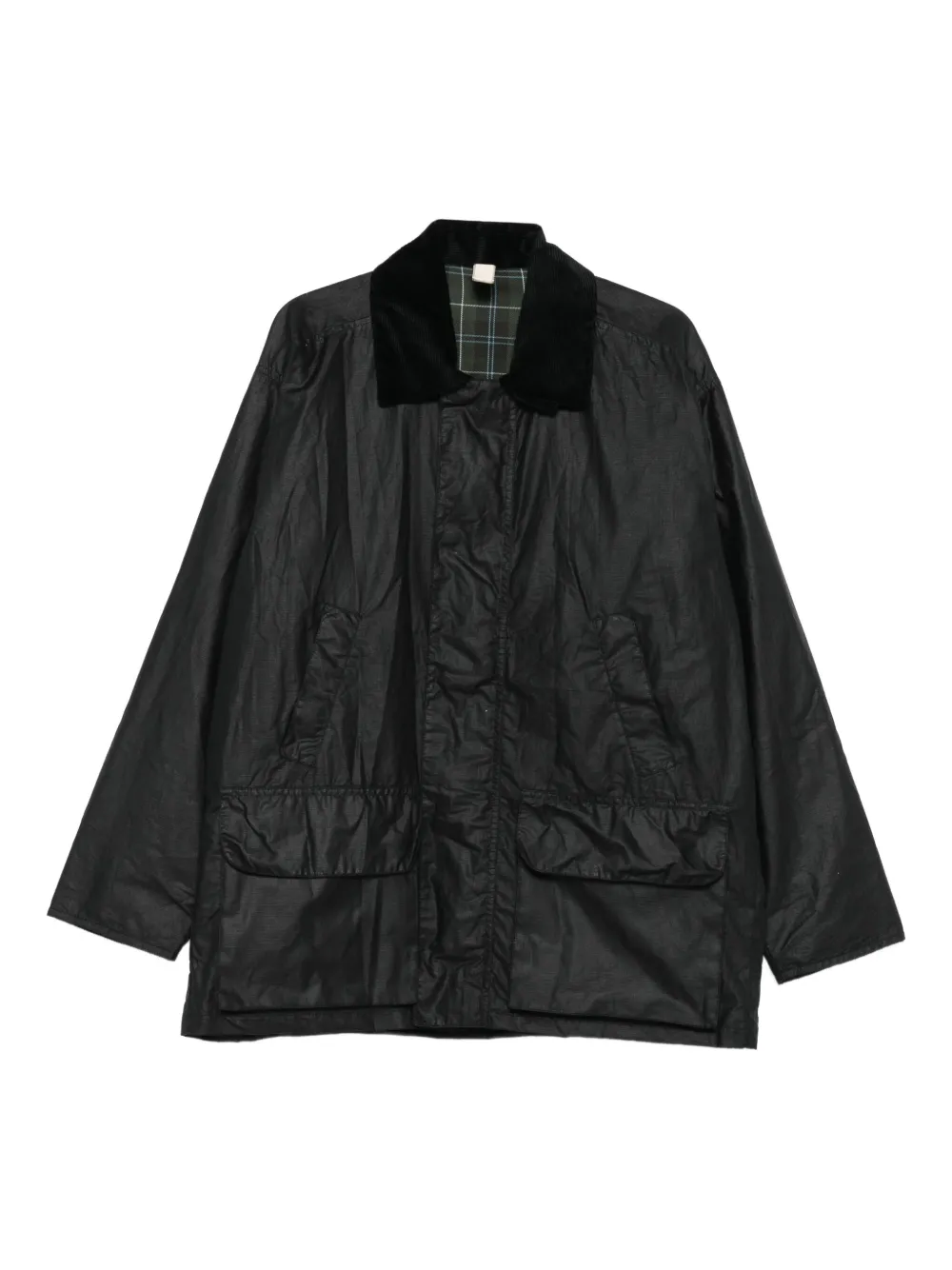Sunflower corduroy-collar pocket jacket | Black | Image 1