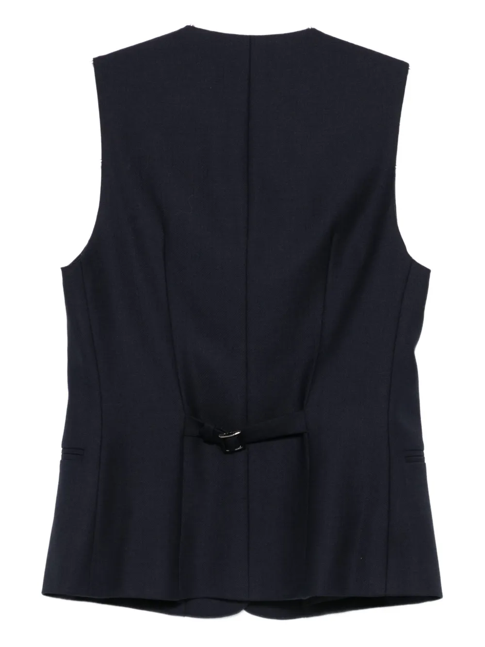 Antonelli Button-down Gilet In Black