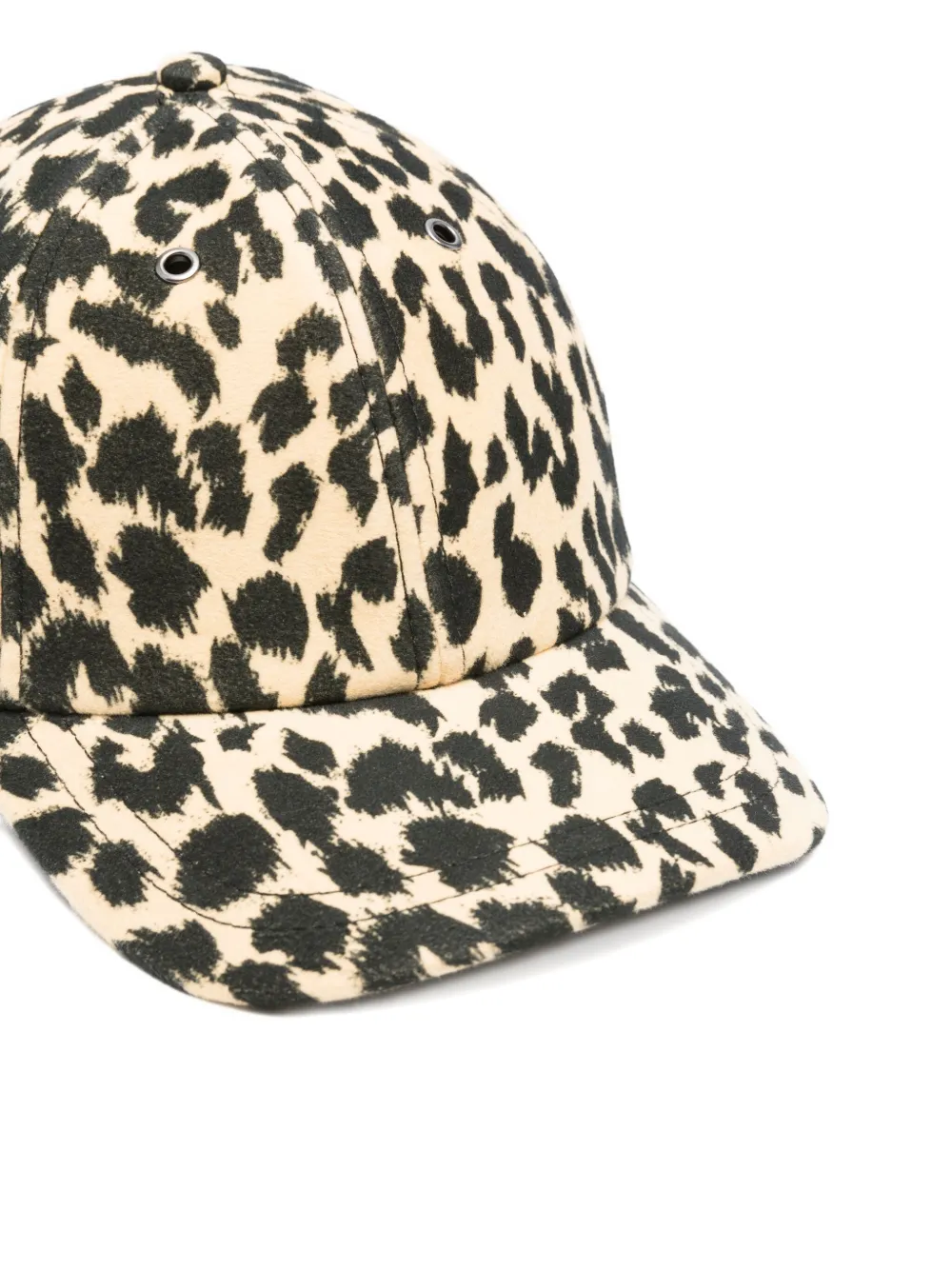 Aspesi Leopard-print Cap In Neutral
