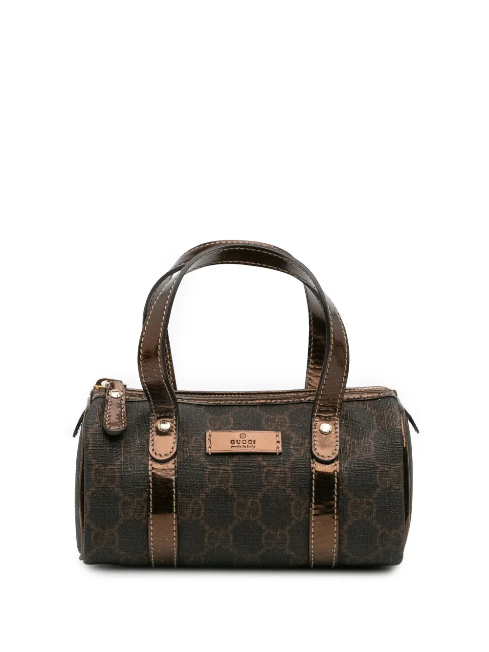 Gucci Pre-Owned sac boston GG Supreme Joy boston (2000-2015) - Marron Gucci Pre-Owned sac boston GG Supreme Joy boston (2000-2015) - Marron