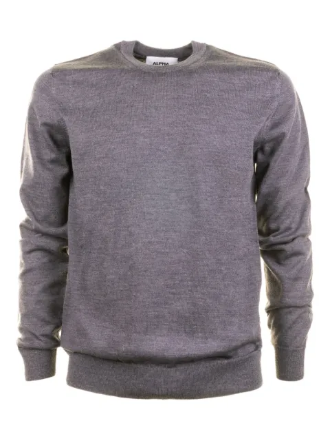 ALPHA STUDIO crew-neck long-sleeve sweater