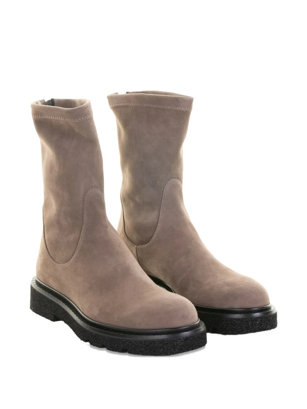 GUGLIELMO ROTTA Krisalyn suède enkellaarzen Beige