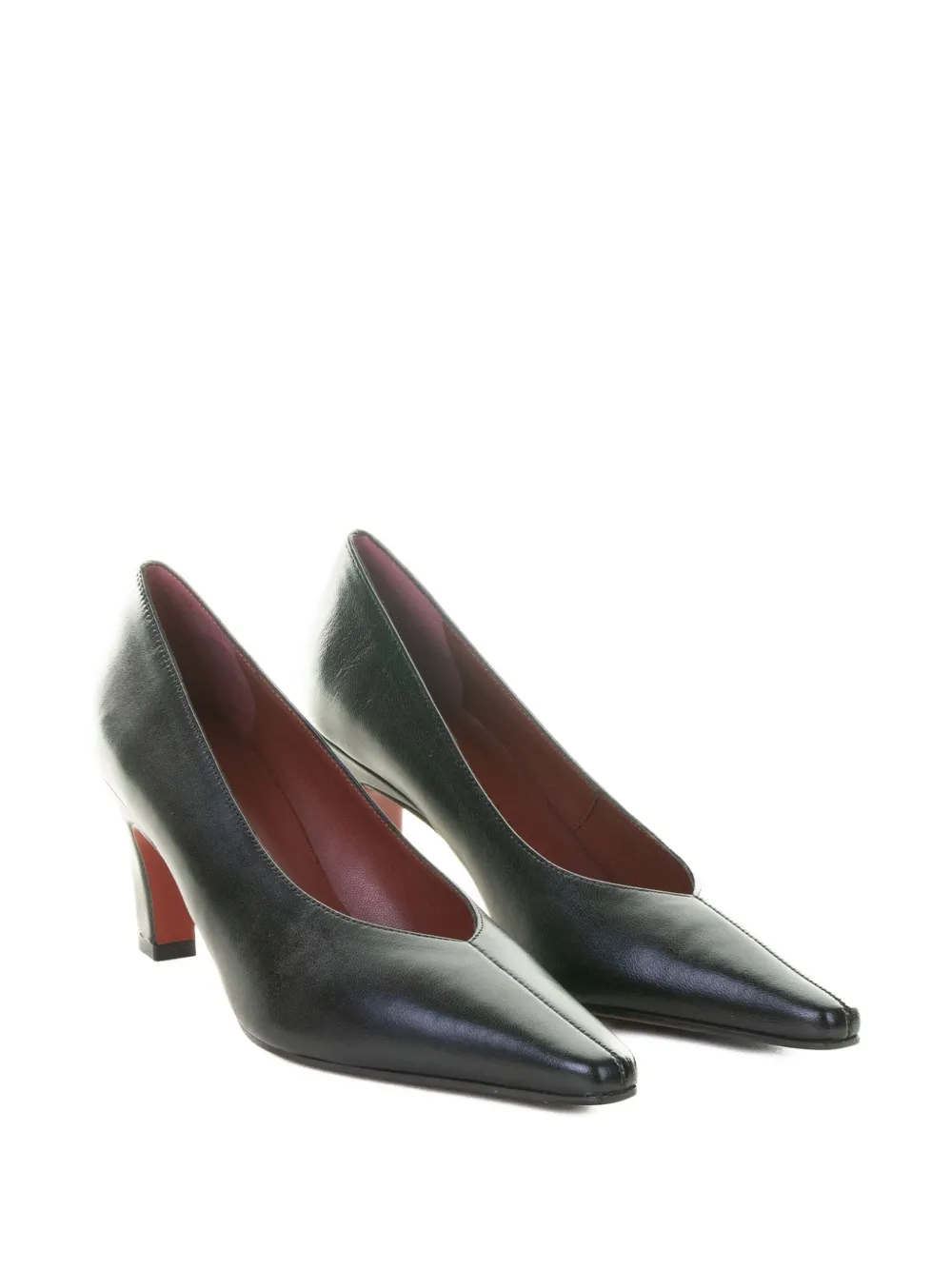 Roberto Festa 70mjm pointed-toe leather pumps Black