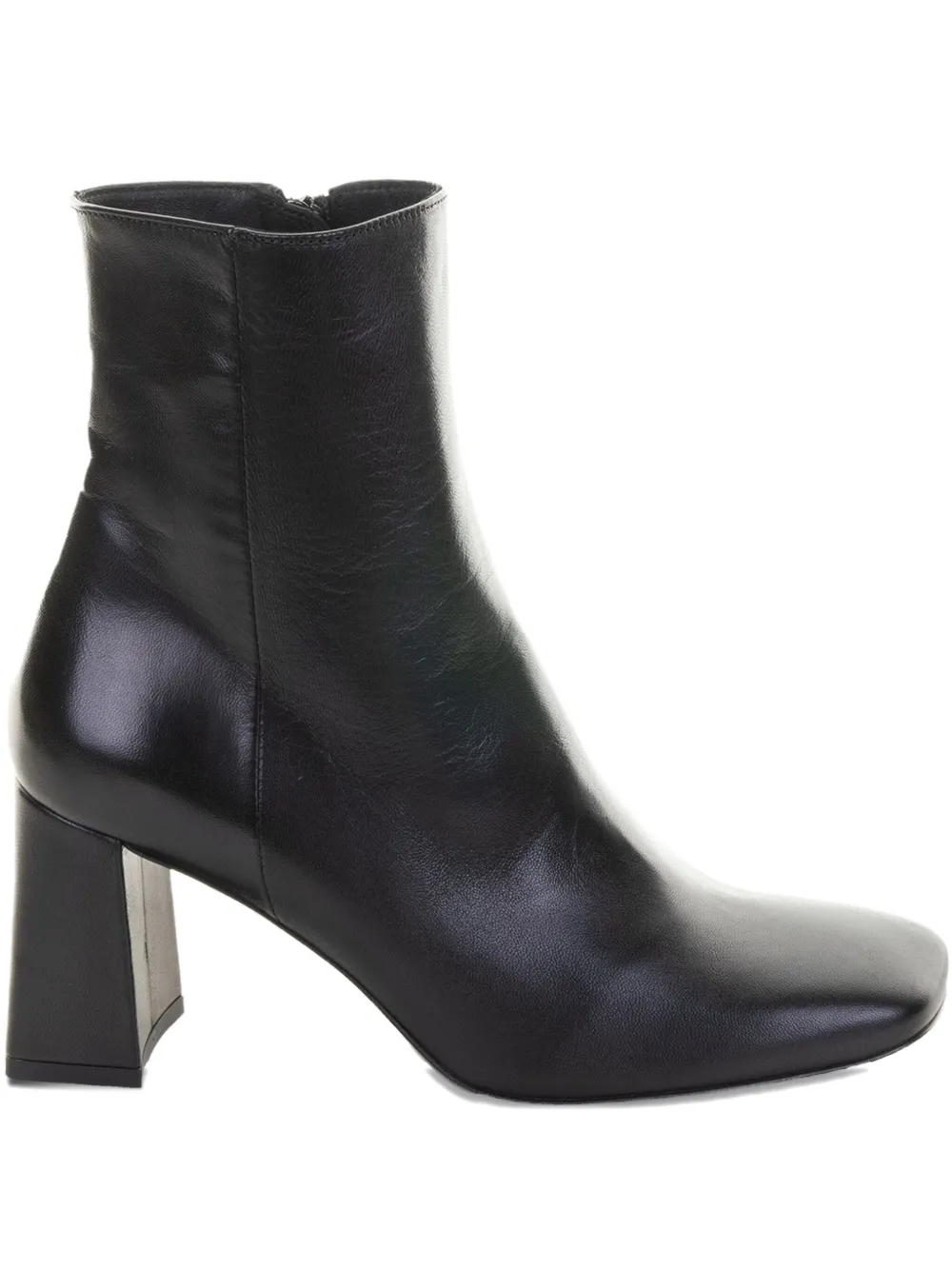 GUGLIELMO ROTTA 70mm leather block-heel boots Black