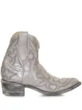 Mexicana 40mm metallic-effect leather cowboy boots - Silver