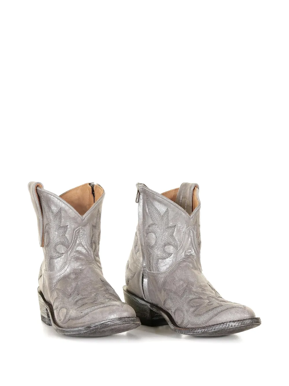 Mexicana 40mm metallic-effect leather cowboy boots | Ankle Boots | Image 2