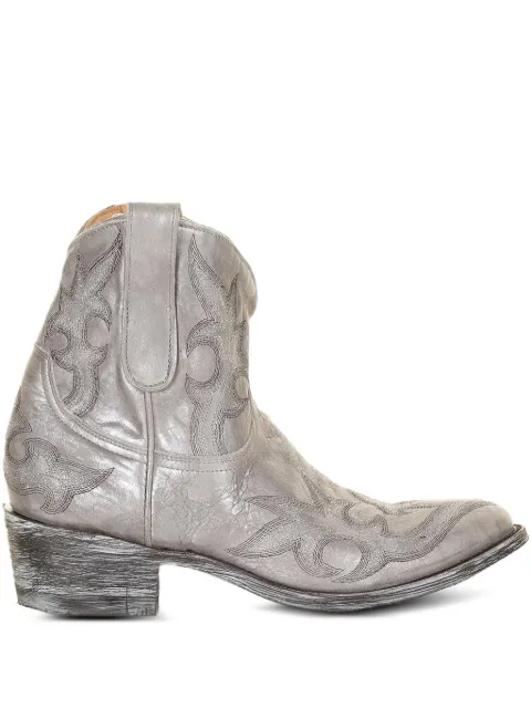 Mexicana 40mm metallic-effect leather cowboy boots