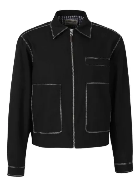 Carrera Bay contrast-stitch shirt jacket