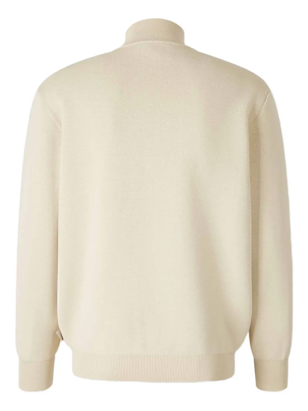 Carrera Geribbelde trui met opstaande hals Beige