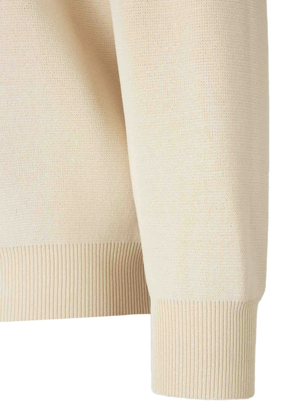 Carrera Geribbelde trui met opstaande hals Beige