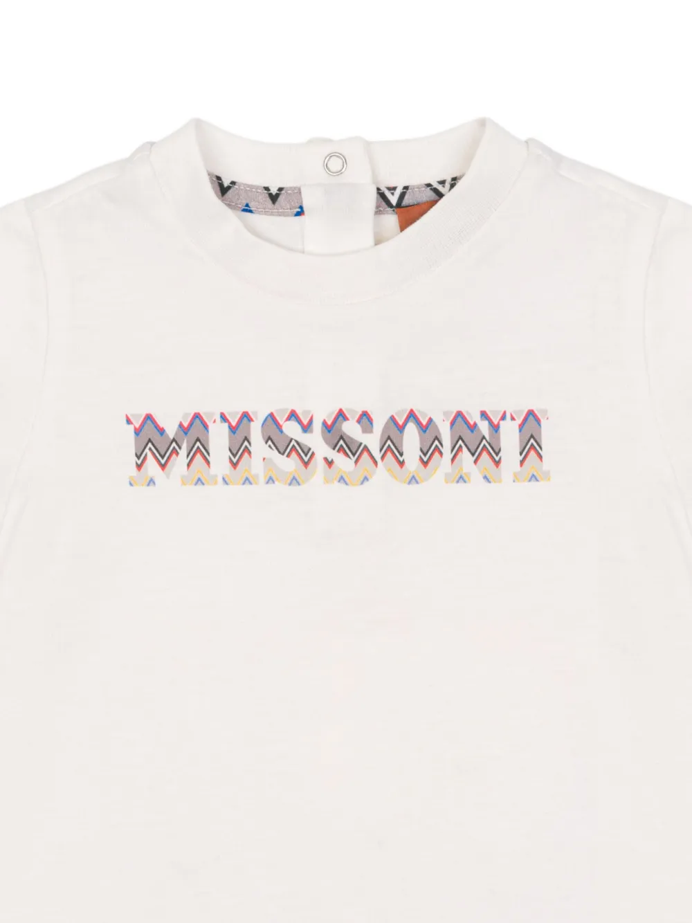 Missoni Kids T-shirt met logo Wit
