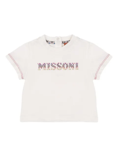 Missoni Kids embellished-logo T-shirt