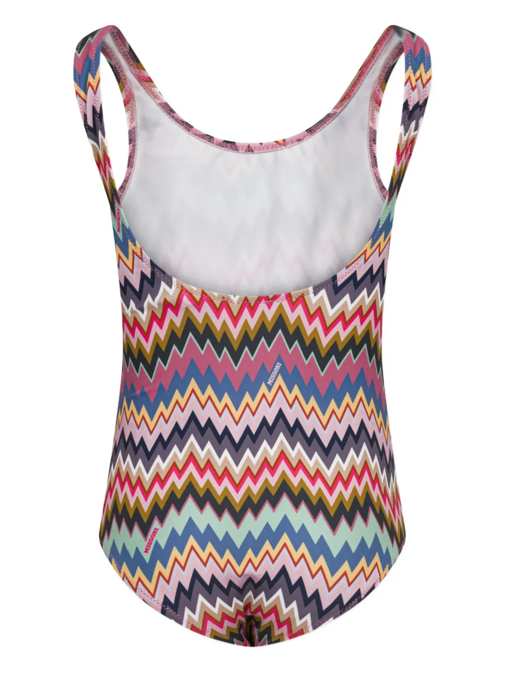 Missoni Girls Zigzag Swimsuit In Multi
