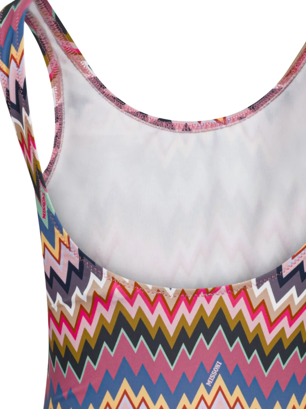 Missoni Girls Zigzag Swimsuit In Multi