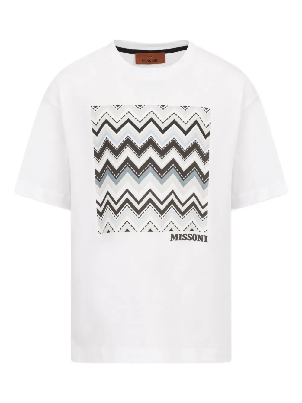 Missoni Kids playera con motivo en zigzag | blanco | Image 1
