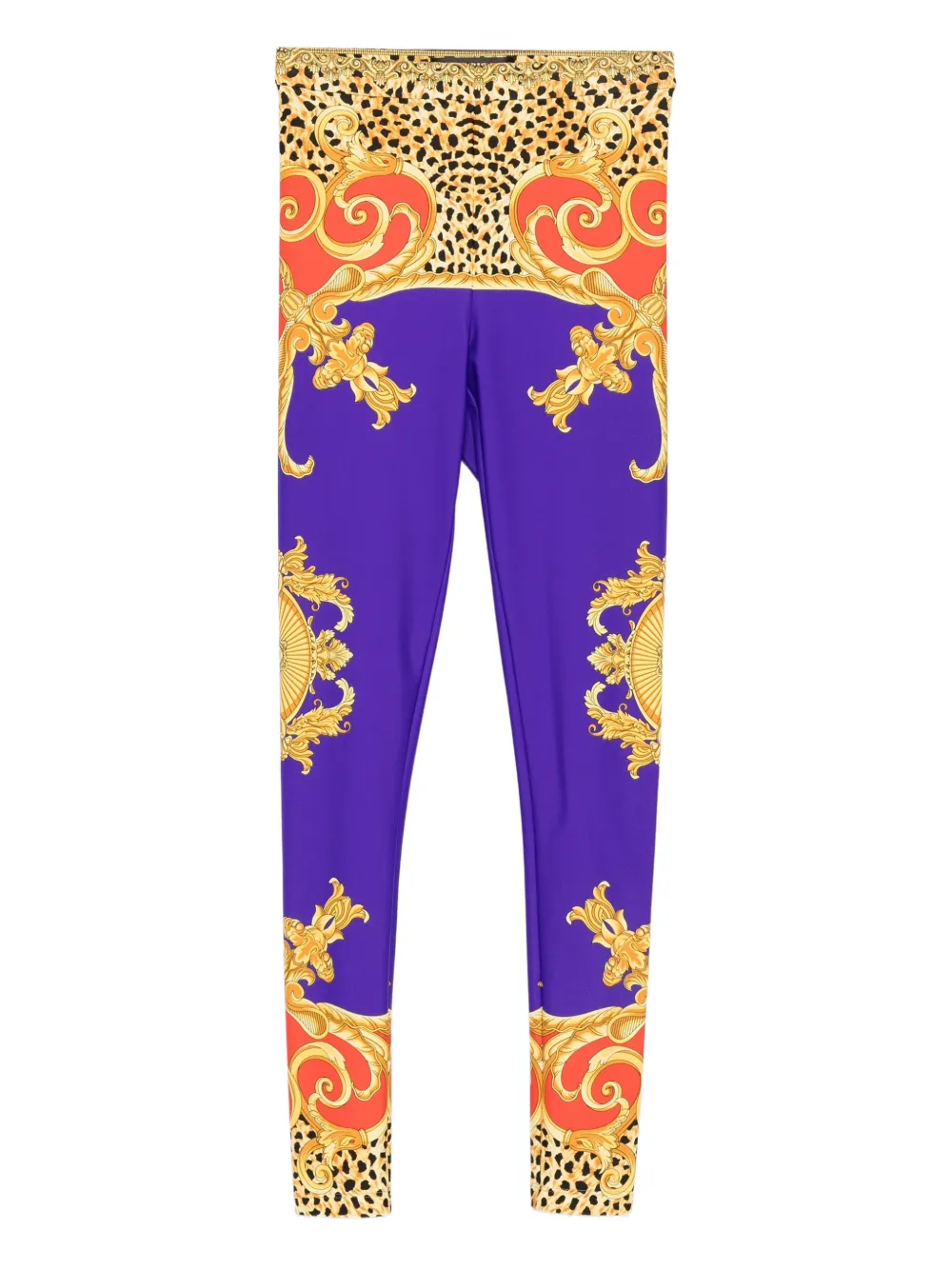 Versace printed leggings - イエロー Versace printed leggings - イエロー
