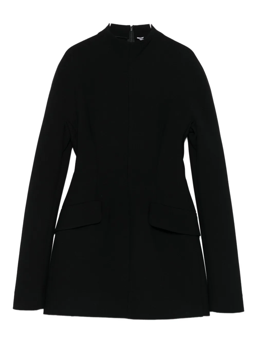 Sportmax long-sleeve mini dress - ブラック Sportmax long-sleeve mini dress - ブラック