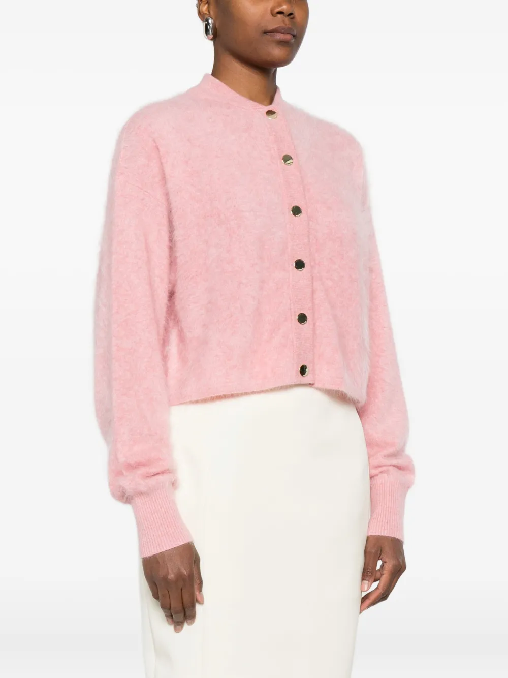 Sportmax Cashmere Cardigan In Pink