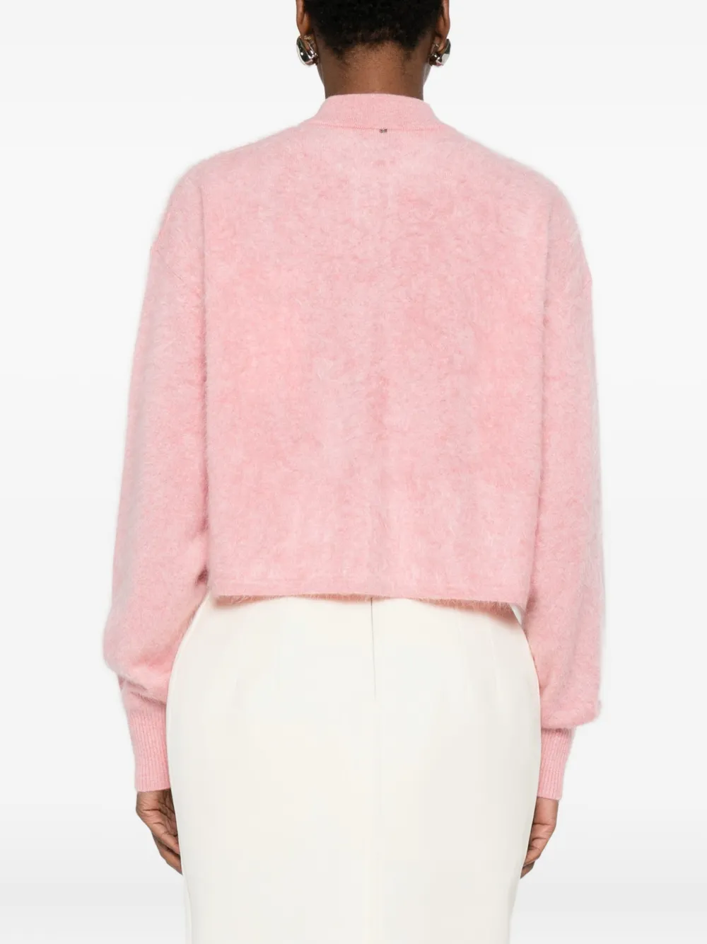 Sportmax Cashmere Cardigan In Pink