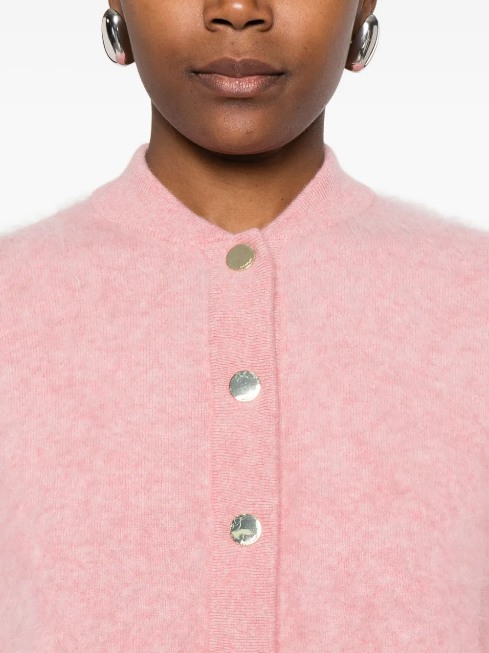 Sportmax Cashmere Cardigan In Pink