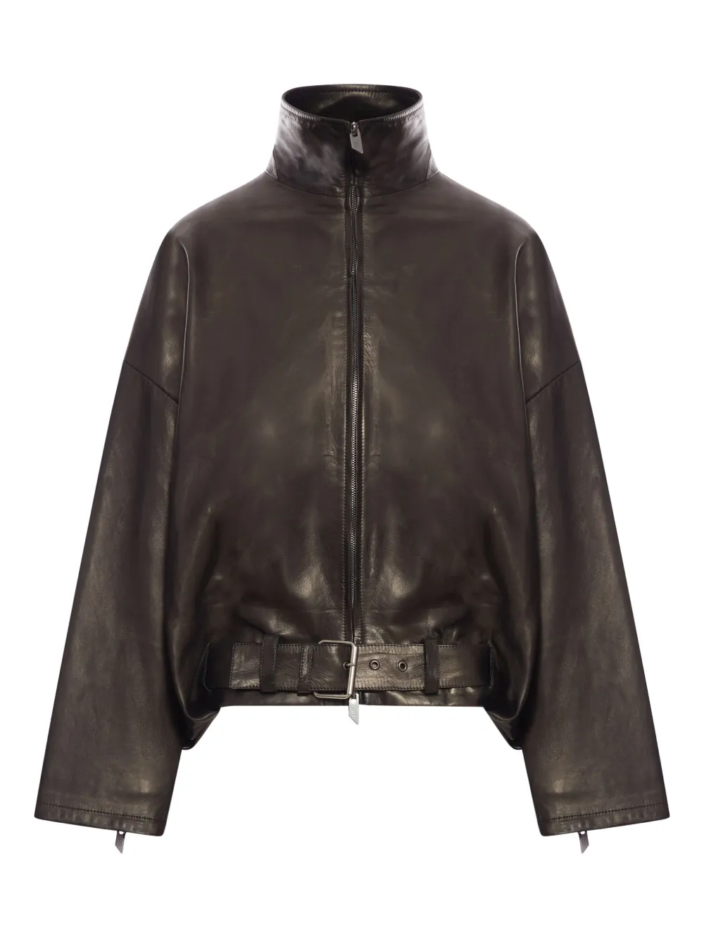 Salvatore Santoro belted leather jacket | Black | Image 1