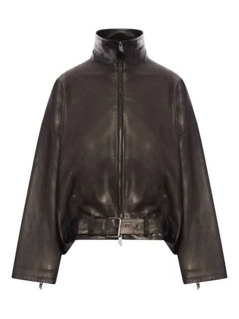 Salvatore Santoro belted leather jacket