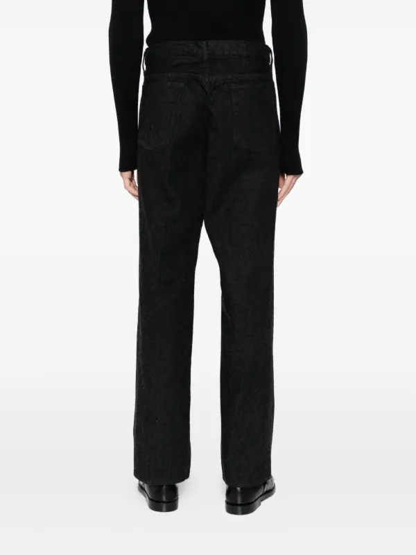 パンツ KAPTAIN SUNSHINEWoolPoplinShoecutSlacks Kaptain Sunshine Skate Shoecut Jeans | Black | FARFETCH