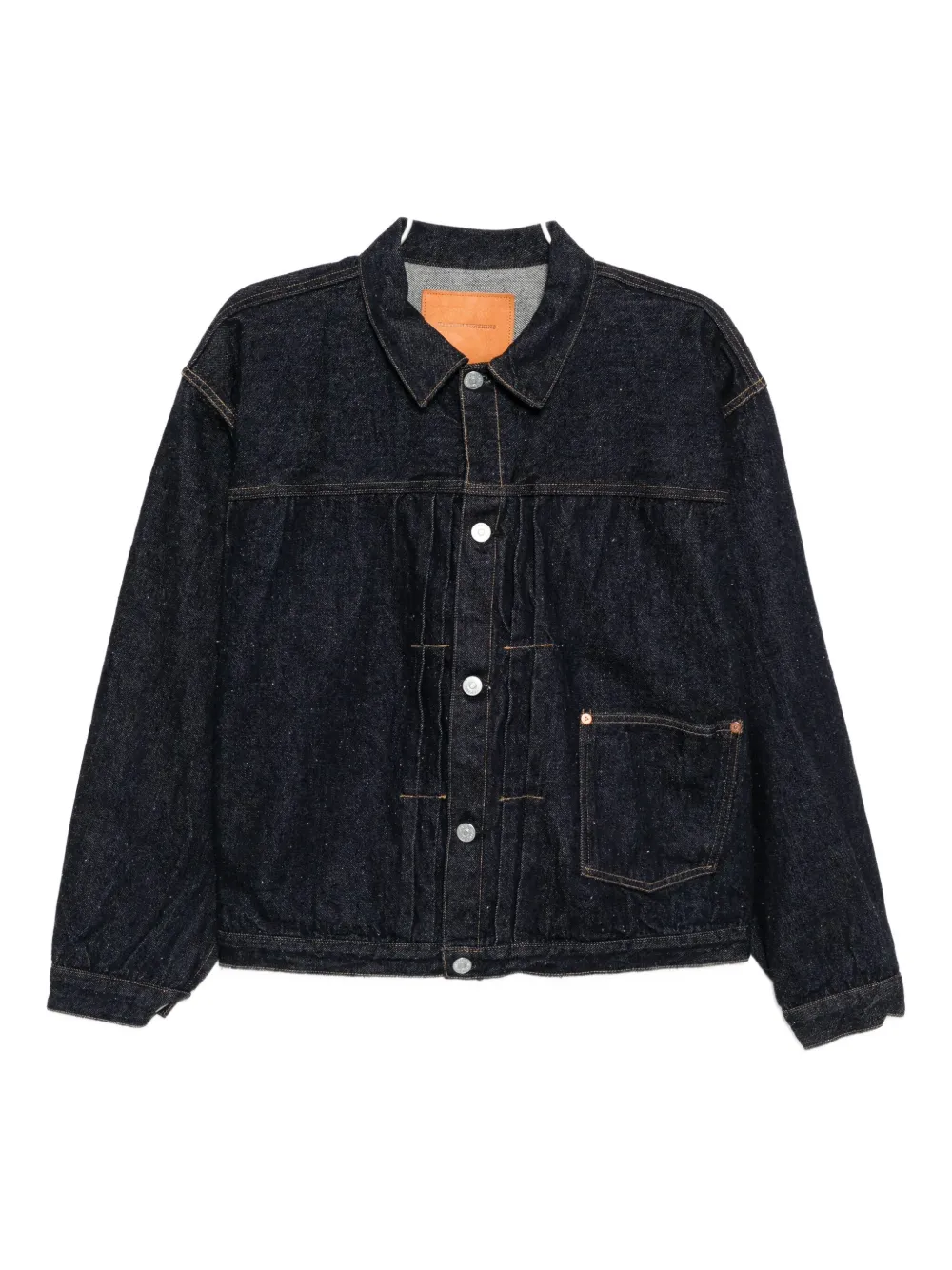 Kaptain Sunshine Cotton Denim Jacket In Blue