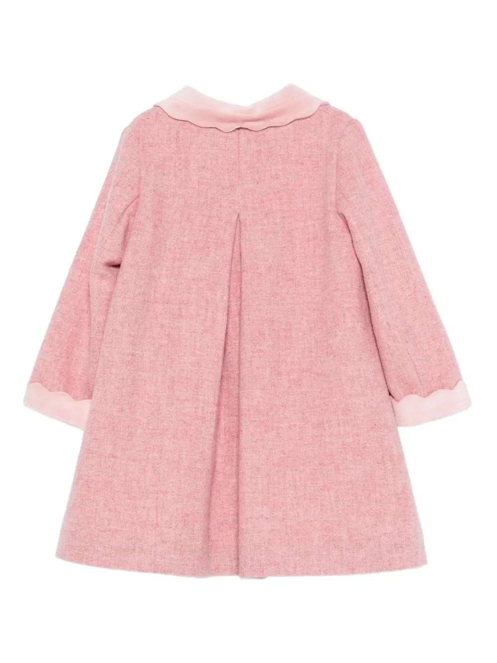 Mariella Ferrari scalloped-collar double-breasted coat - Roze