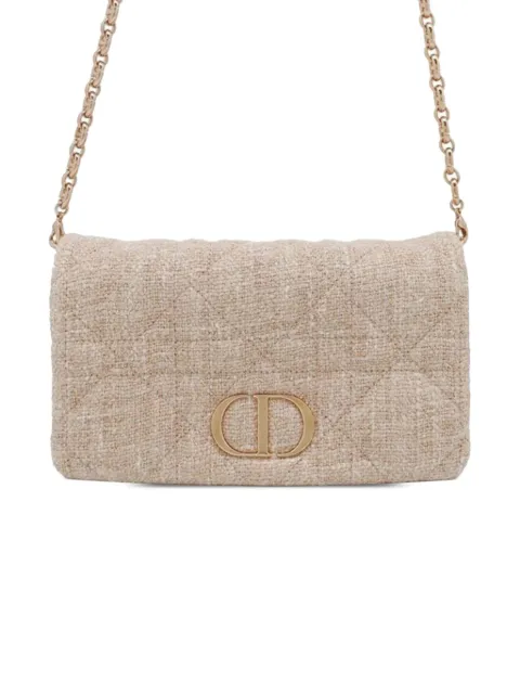 Christian Dior Pre-Owned 2000-2025 Small Tweed Macrocannage Caro Bag crossbody bag