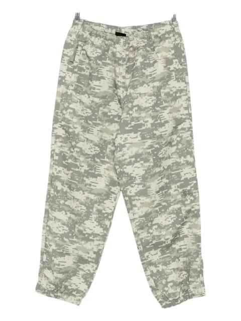 Stüssy elasticated-waistband camouflage pants