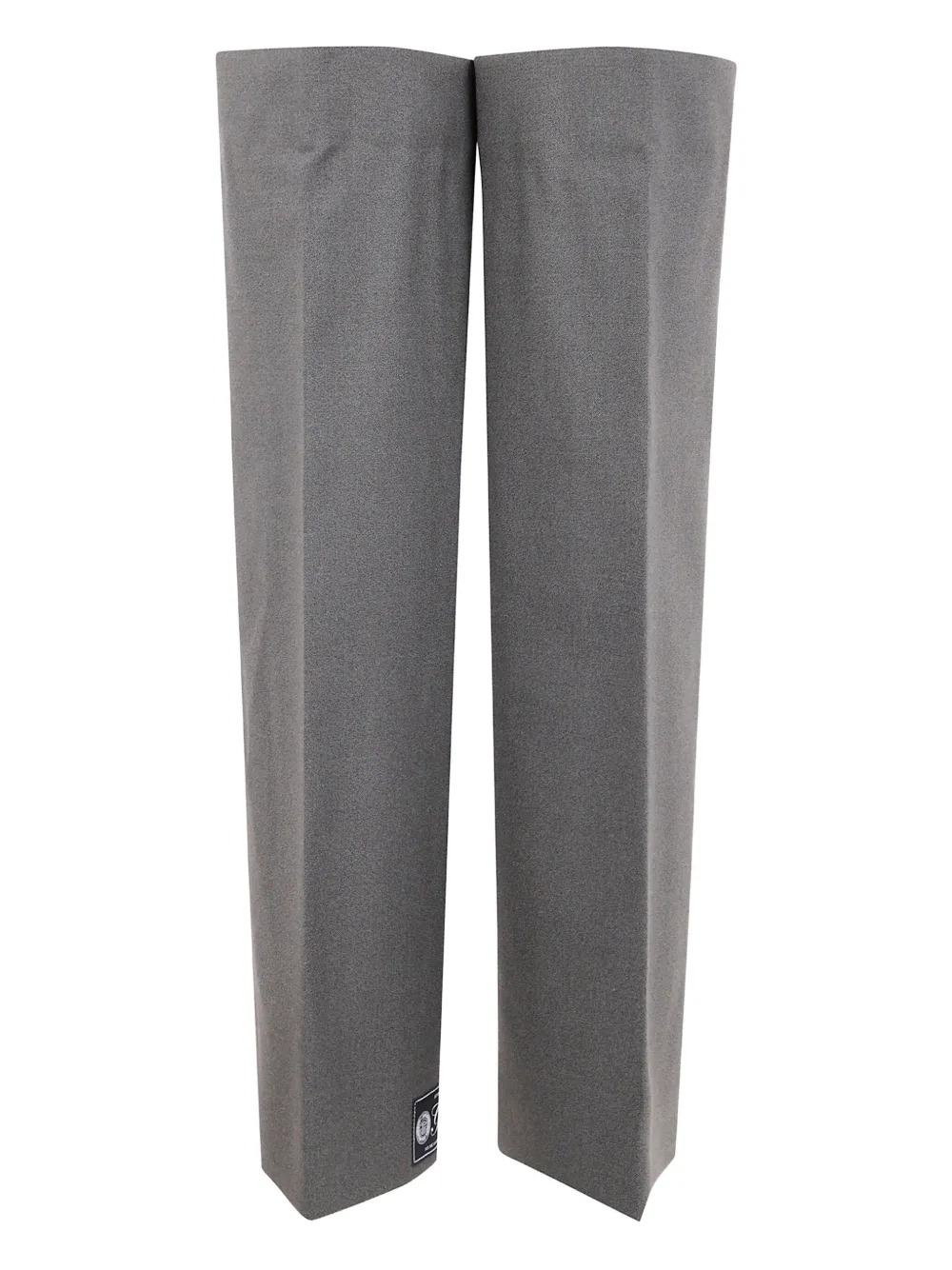 Jean Paul Gaultier Floating Legs Tailored Leg Warmers In Gray