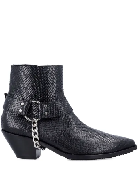 Junya Watanabe snake-print boots