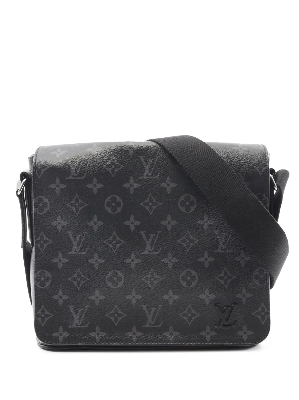 Louis Vuitton Pre-Owned 2018 Monogram Eclipse District PM crossbody bag | Black | Image 1