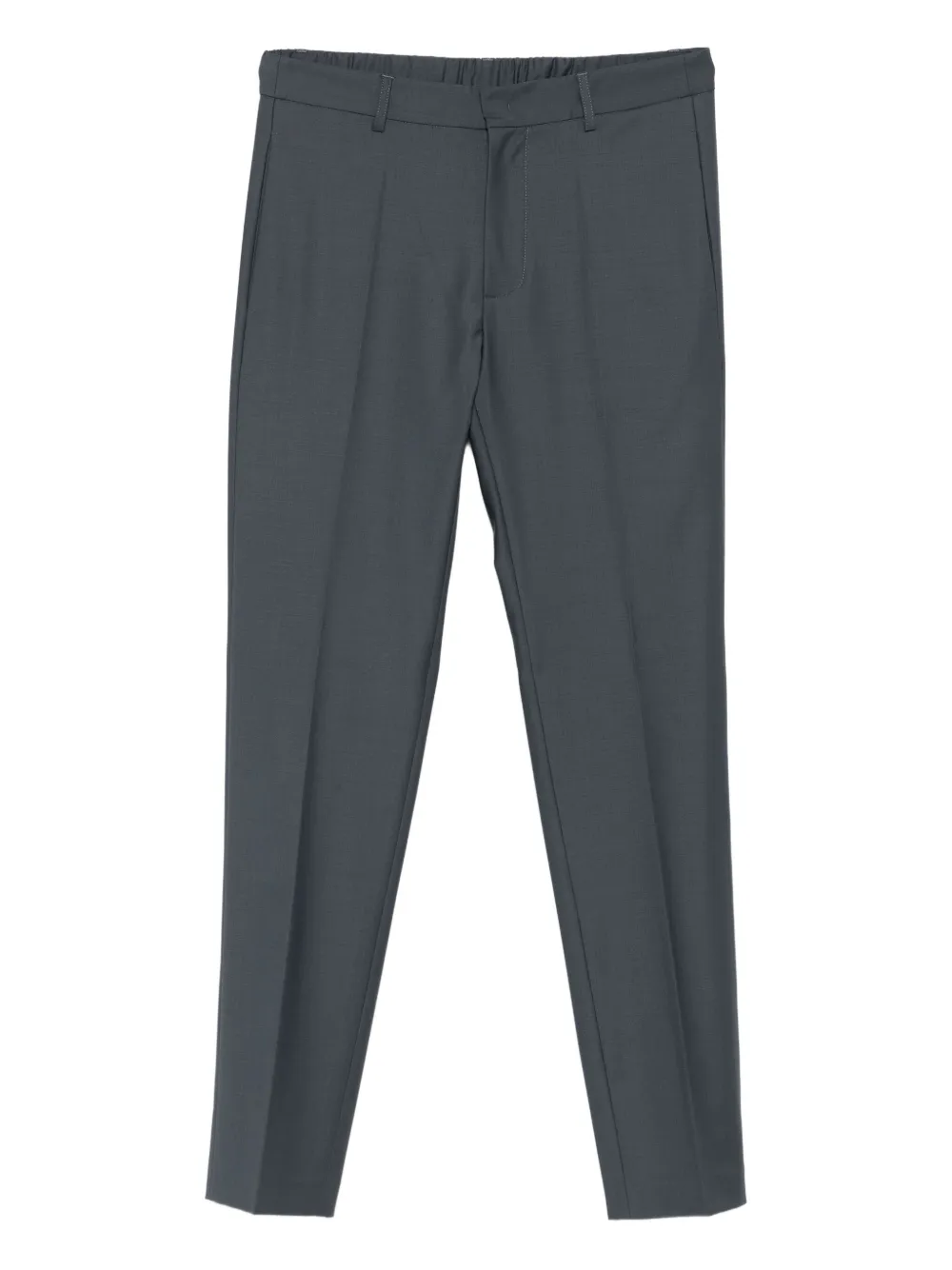 Patrizia Pepe Pressed-crease Trousers In Blue