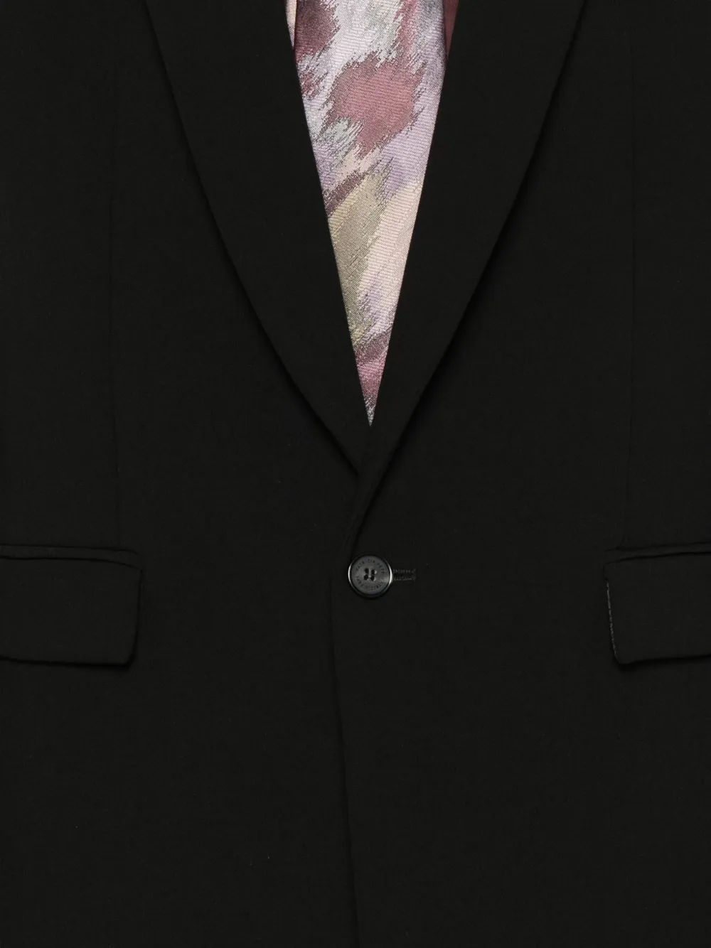 Patrizia Pepe (im)perfection Single-breasted Reversible Jacket In Black