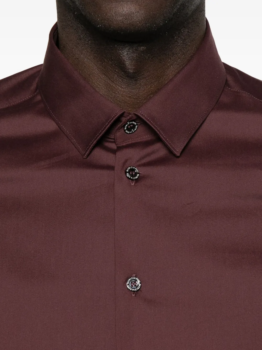 Patrizia Pepe Poplin Slim-fit Shirt In Multi