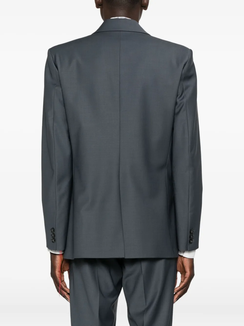 Patrizia Pepe Double-breasted Blazer In Gray