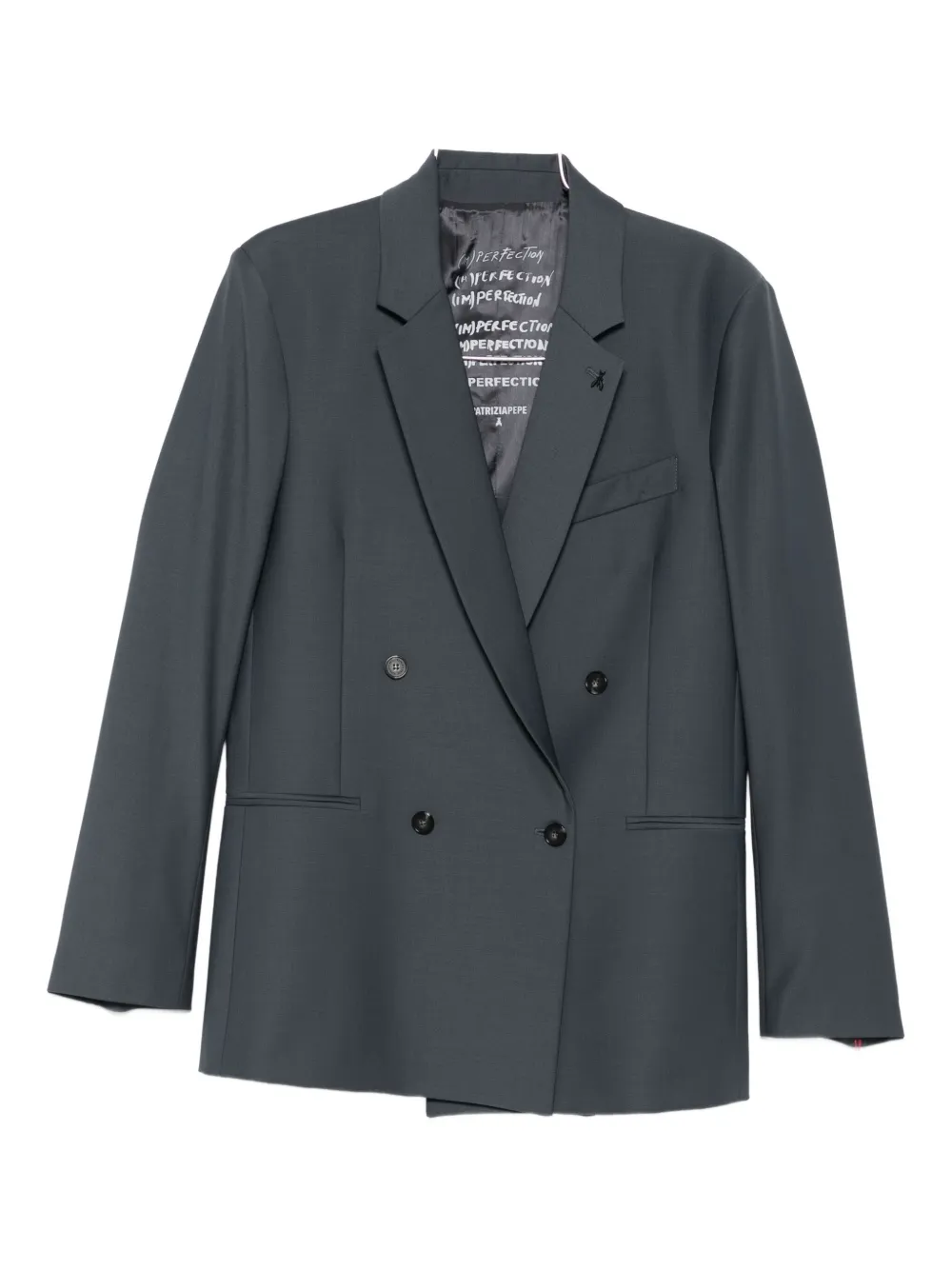 Patrizia Pepe ダブルジャケット - S754 Mid Grey Patrizia Pepe ダブルジャケット - S754 Mid Grey