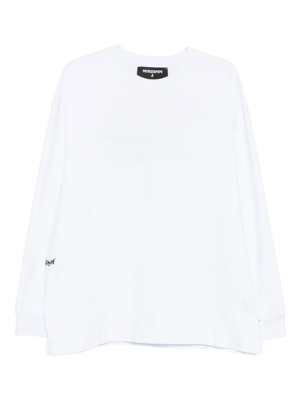 Patrizia Pepe Long-sleeve Sweatshirt In White