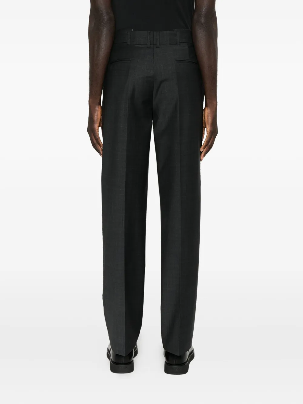 Patrizia Pepe Straight Trousers In Blue
