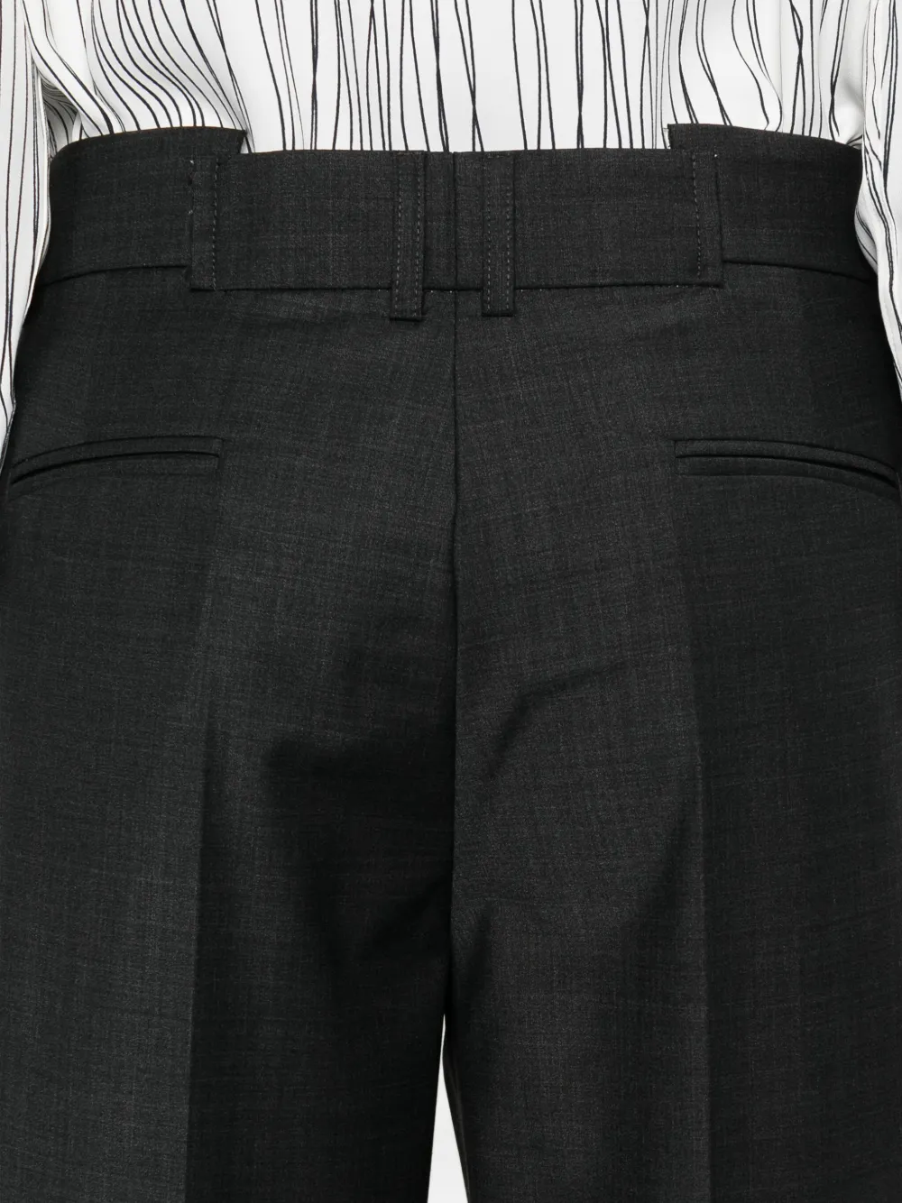 Patrizia Pepe Straight Trousers In Blue
