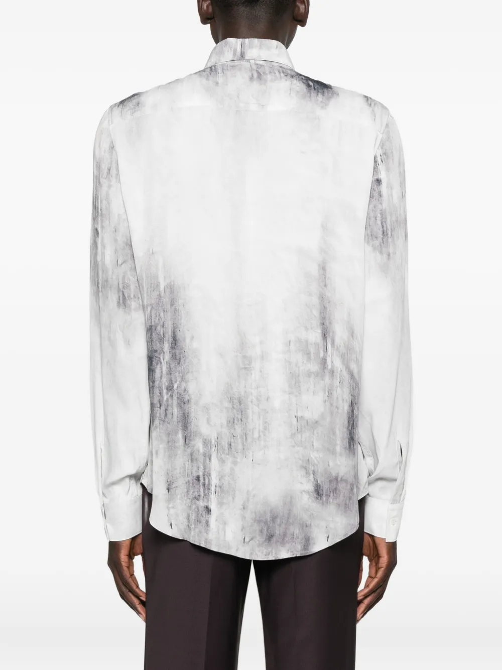 Patrizia Pepe Graphic-print Shirt In Gray