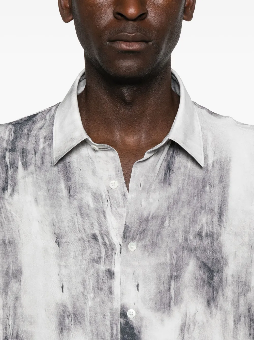 Patrizia Pepe Graphic-print Shirt In Gray